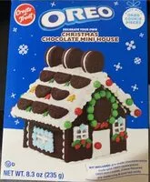 Mängden socker i Oreo christmas chocalate mini house