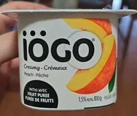 Mängden socker i Iögo Crémeux pêche