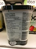 Mängden socker i Yogourt fraise 