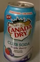 Mängden socker i Triple Berry Club Soda