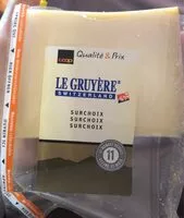 Mängden socker i Le gruyère