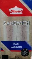 Mängden socker i Sandwich Jambon
