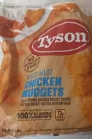 Mängden socker i White Meat Chicken Nuggets