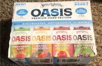 Mängden socker i Oasis premium hard seltzer
