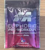 Mängden socker i Euphoriq pre-workout
