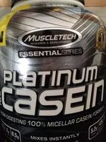 Mängden socker i Platinum Caseine Muscletech