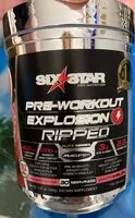 Mängden socker i Pre-work out explosion ripped