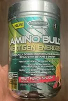 Mängden socker i Amino build next gen energized fruit punch