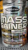 Mängden socker i 100% Mass Gainer Chocolate Fudge Brownie