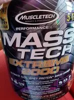 Mängden socker i Mass tech extreme 2000