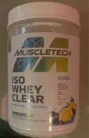 Mängden socker i Iso whey clear