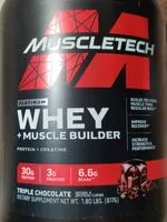 Mängden socker i Whey + Muscle Builder Triple Chocolate