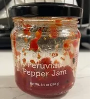 Mängden socker i Divina - Peruvian Pepper Jam, 8.5oz (240g) Jar