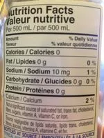 Mängden socker i Natural Spring Water