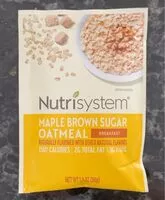 Mängden socker i Maple Brown Sugar Oatmeal