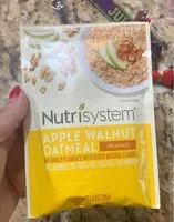 Mängden socker i Nutrisystem apple walnut oatmeal