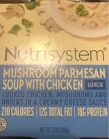 Mängden socker i Mishroom parmesan soup with chicken