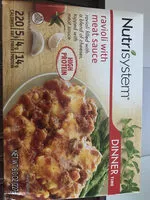 Mängden socker i Ravioli with meat sauce