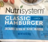 Mängden socker i Nutrisystem classic burger