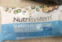 Mängden socker i Jalapeno white cheddar stuffed chicken stick