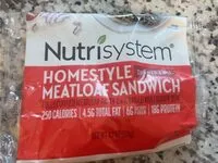Mängden socker i Homestyle Meatloaf Sandwich