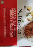 Mängden socker i Nutrisystem Roasted Turkey Medallions