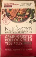 Mängden socker i Nutrisystem Grain-Crusted Pollock with Vegetables