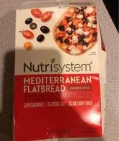 Mängden socker i Nutrisystem Mediterranean Flatbread