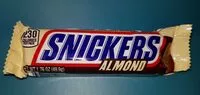 Mängden socker i Snickers Almond