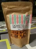 Mängden socker i Cacahuètes piment d'espelette grillées à sec