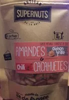 Mängden socker i AMANDES ET CACAHUETES