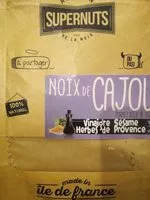 Mängden socker i Noix de cajou vinaigre sésame herbes de Provence
