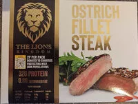 Mängden socker i Ostrich Fillet Steak