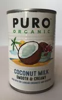 Mängden socker i Puro Organic Coconut Milk