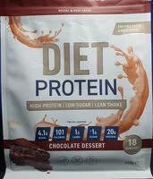 Mängden socker i Diet Protein Chocolate