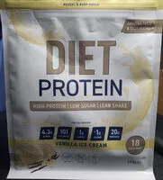 Mängden socker i Diet Protein Vanilla Ice Cream