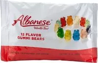 Mängden socker i 12 Flavor Gummi Bears