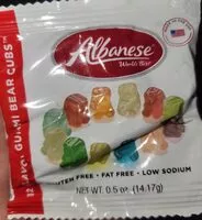 Mängden socker i 12 flavor gummi bear cubs