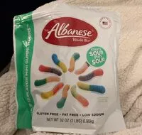 Mängden socker i Sour 12 flavor mini gummi worms