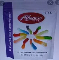 Mängden socker i Flavor gummi worms