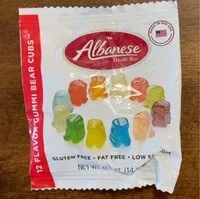 Mängden socker i Albanese Gummi Bear Cubs