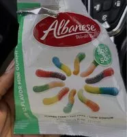 Mängden socker i Sour gummi worms