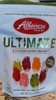 Mängden socker i Ultimate 8 flavor gummi bears