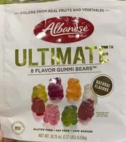 Mängden socker i Ultimate 8 Flavor Gummi Bears