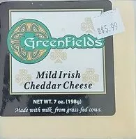 Mängden socker i Mild Irish Cheddar Cheese