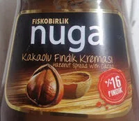 Mängden socker i Fiskobirlik nuga kakaolu fındık kreması