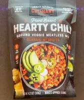 Mängden socker i Plant based hearty chili