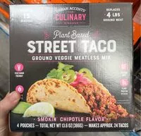 Mängden socker i Plant based street taco meatless mix