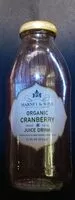 Mängden socker i Organic Cranberry Juice Drink