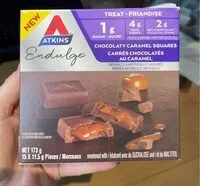 Mängden socker i Chocolaty caramel squares